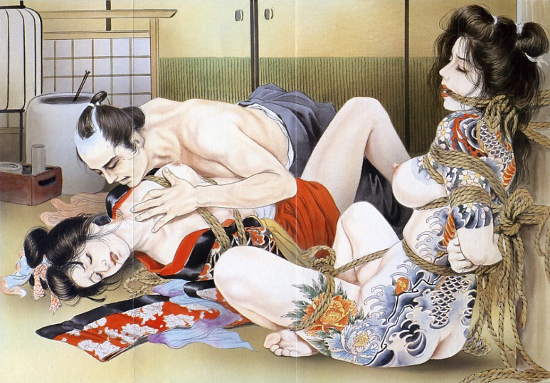 Ozuma Kaname — шибари — рисунок №77