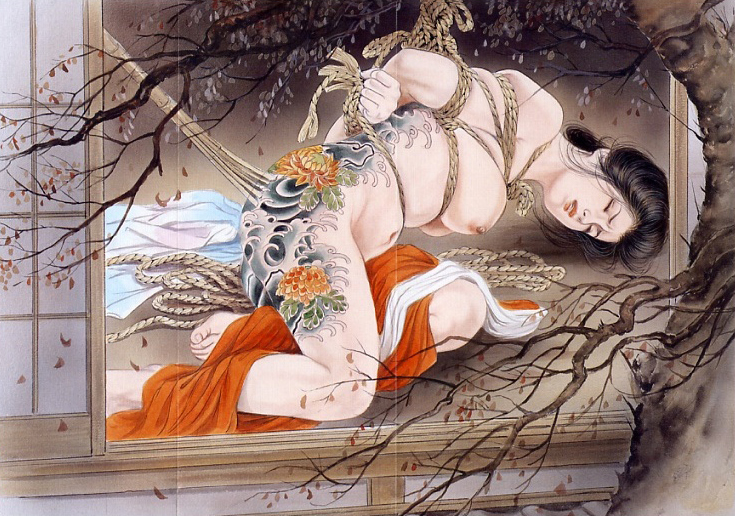 Ozuma Kaname — шибари — рисунок №148