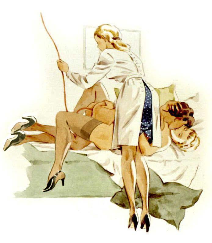 Julie Delcourt — фемдом, секс, клизма — рисунок №547