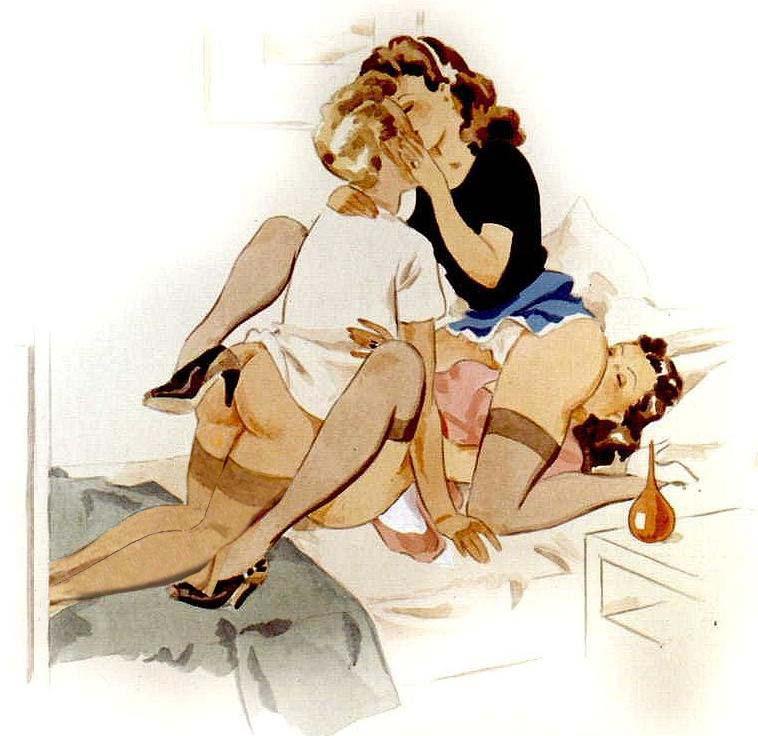 Julie Delcourt — фемдом, секс, кунилингус — рисунок №560