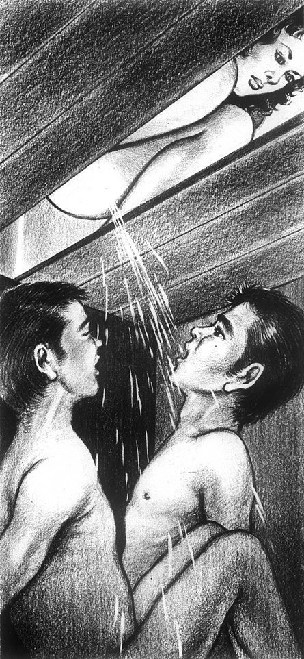 Namio Harukawa — фемдом, золотой дождь — рисунок №772