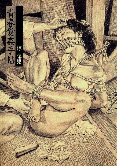 Muku Youji — бондаж, кляп — рисунок №1228