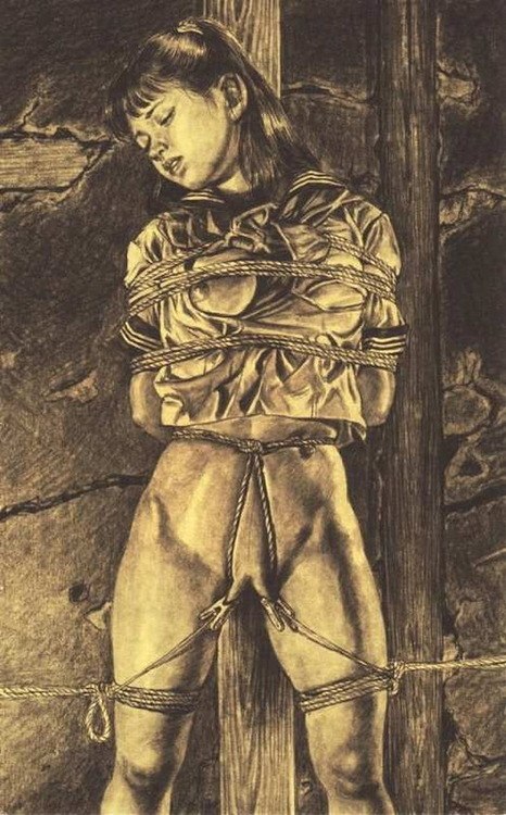 Muku Youji — бондаж, пытки — рисунок №1257