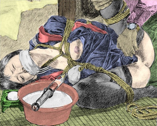 Muku Youji — бондаж, кляп — рисунок №1346