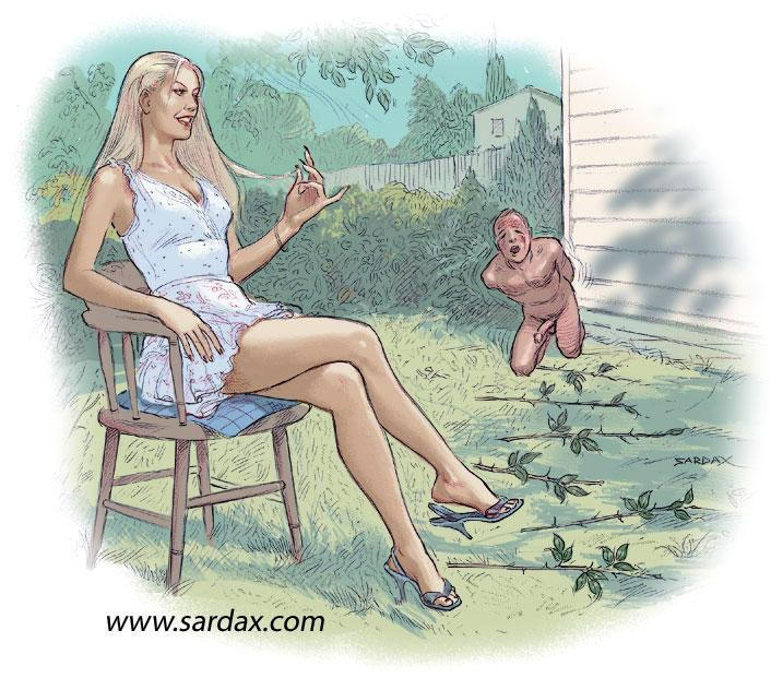 Sardax — фемдом, пытки — рисунок №2197