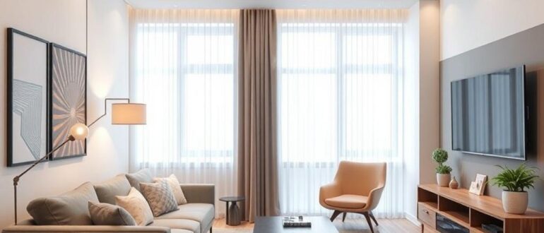 Интерьер для студии объединение зон