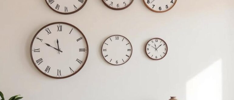 Часы в интерьере функциональный декор