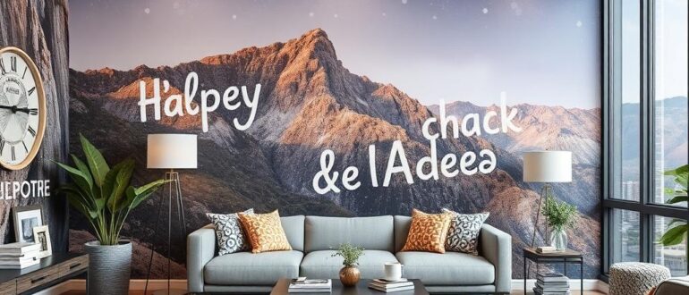 Фотообои в современном интерьере