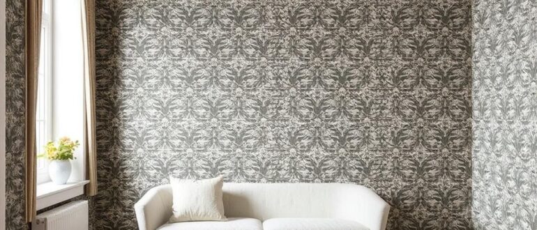 Обои в интерьере выбор рисунка и фактуры